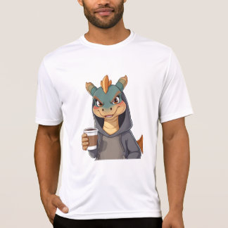 Stylischer Drache für Kaffeeliebhaber!  T-Shirt