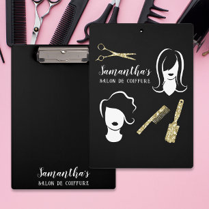 Stylischer Friseur Klemmbrett