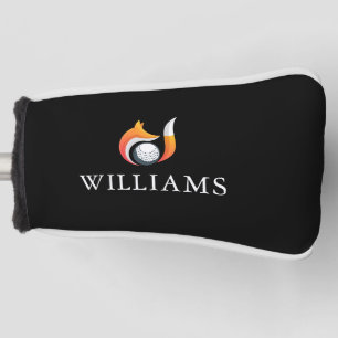 Stylischer Fuchs und Ball Golf personalisierter Na Headcover