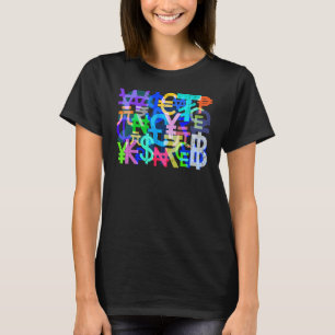 Stylischer Kryptowährung Finanz Millionär Investit T-Shirt