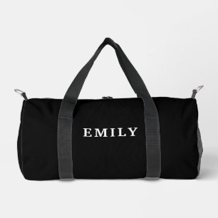 Stylischer moderner maßgeschneiderter Name Reise F Duffle Bag