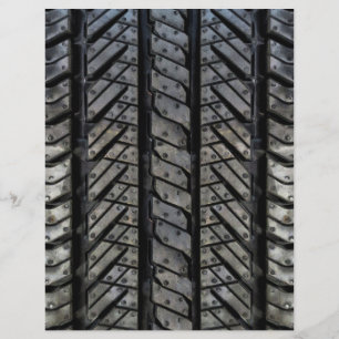 Stylischer Reifen Gummi Automobil Textur Flyer