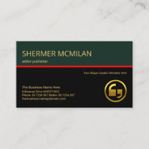 Stylischer Retro Layers Red Line Editor Publisher