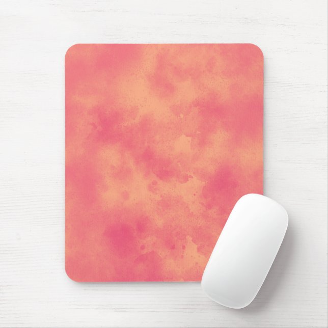 Stylischer Sturmwolke-Effekt-Pfirsich Mousepad (Mit Mouse)