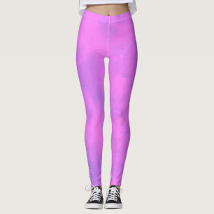 Stylischer Sturmwolken-Effekt Pink Leggings