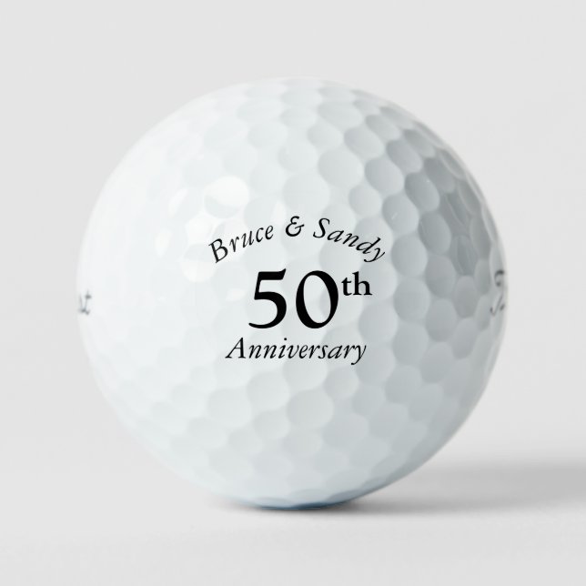 Stylischer und schicker schwarzer Schriftart für j Golfball (Vorderseite)