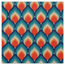 stylisches 70er Retro-Mod-Fabric Stoff