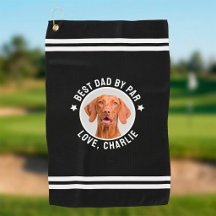 Stylisches "Bester Vater nach Par"-Hunde-Foto und 