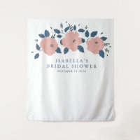Stylisches Blue Garden Blume Custom Brautparty