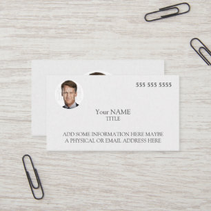 Stylisches Foto Visitenkarte