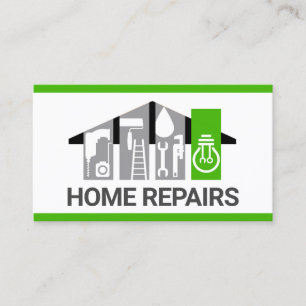 Stylisches Handyman Tools Gebäude Visitenkarte
