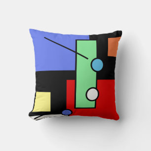 Stylisches Helles Abstractes Kunstgeometrie-Kissen Kissen