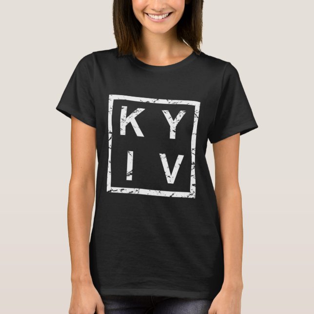 Stylisches Kiew Kiew  T-Shirt (Vorderseite)