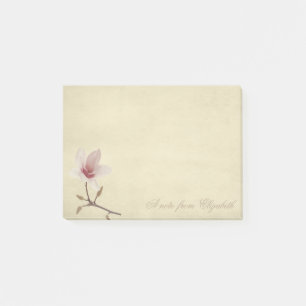 Stylisches Mädchen, Magnolie Post-it Klebezettel