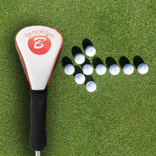 Stylisches minimalistisches farbiges Buchstabe B w Golf Headcover