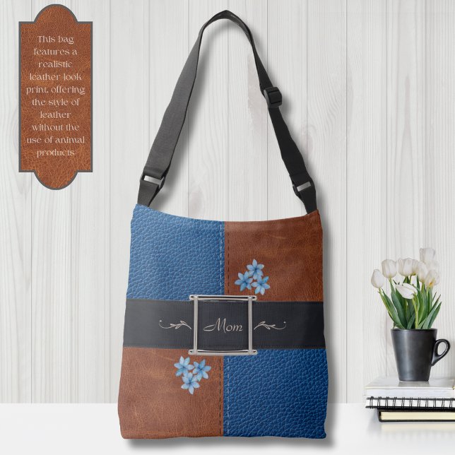 Stylisches Patchwork Statement Messenger Bag Tragetaschen Mit Langen Trägern (Stylish Patchwork Statement Messenger Bag)