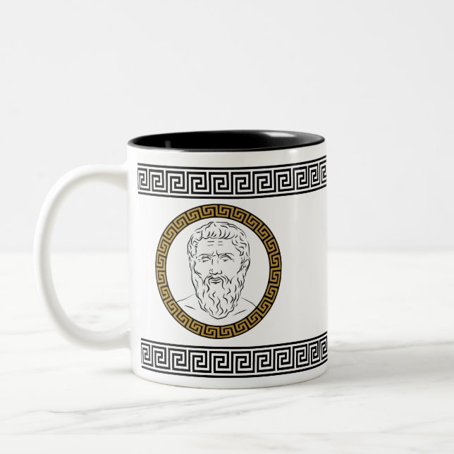Stylisches Plato Zweifarbige Tasse (Links)