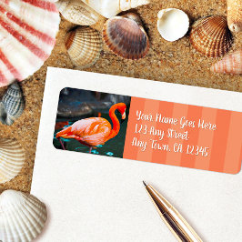 Stylisches Rosa Flamingo Foto benutzerdefinierte S