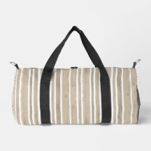 Stylisches Taupe handgemaltes gestreiftes Yoga-Übu