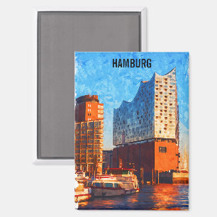 Stylisg Hamburg Deutschland Elbphilharmonie Travel Magnet