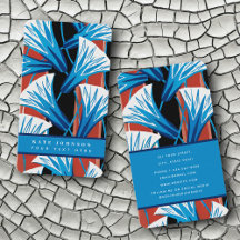 Stylish Abstract Retro Vintage Floral Watercolor