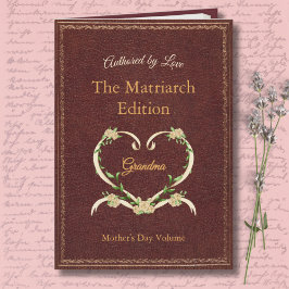 Stylish and Unique Matriarch Grandma Storybook Karte