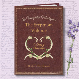 Stylish and Unique Stepmom Storybook Photo Card Karte