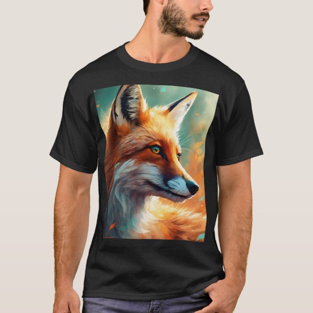 Stylish aur Komfortable Fasion (Red fox) T-Shirt (Vorderseite)