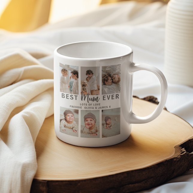 Stylish Best Mum Ever 6 Photo  Kaffeetasse (Von Creator hochgeladen)