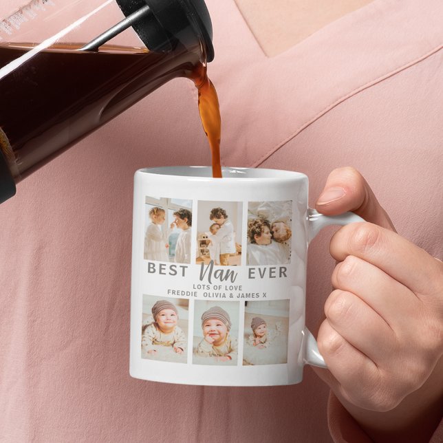 Stylish Best Nan Ever 6 Photo  Kaffeetasse (Von Creator hochgeladen)