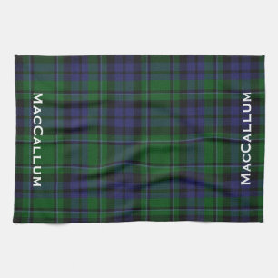 Stylish Blue & Green MacCallum Tartan Kariert Küchentuch