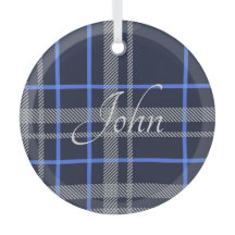 Stylish Blue Kariert Case-Mate iPhone Case