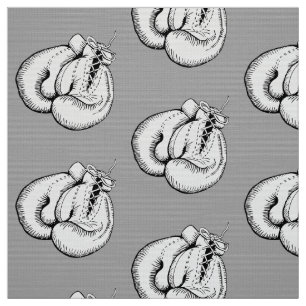 STYLISH BOXING GLOVES SPORTS PATTER STOFF