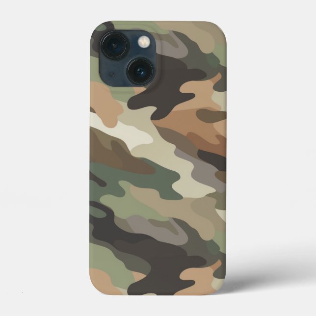 Stylish Camouflage Design Protective Case-Mate iPhone Hülle (Rückseite)