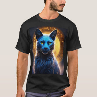 "Stylish Cat Design T - Shirt" T-Shirt