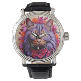 Stylish cat watch for cat's lovers armbanduhr