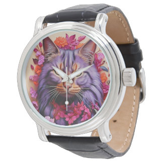 Stylish cat watch for cat's lovers armbanduhr