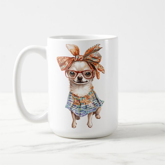 Stylish Chihuahua moms dogs lovers  Kaffeetasse (Links)