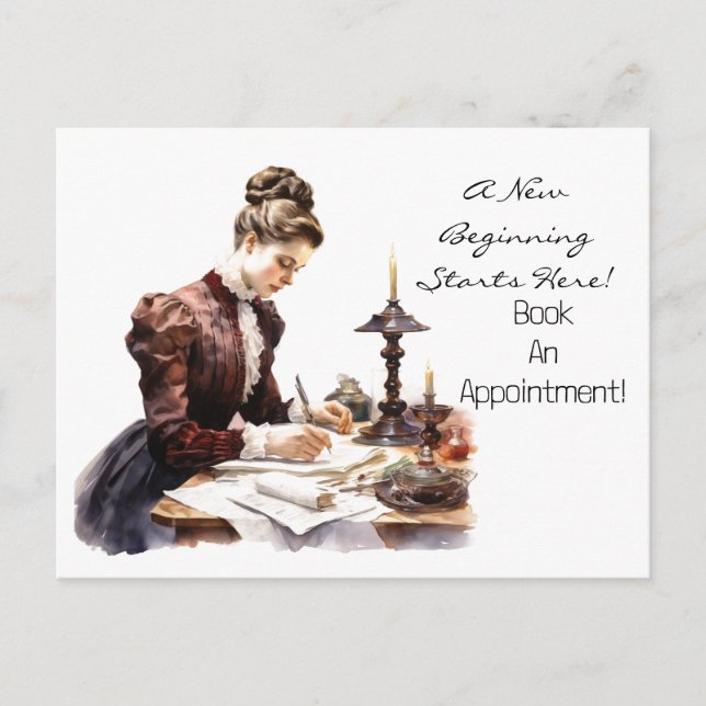 Stylish Company Business Postcard Postkarte (Vorderseite)