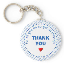 Stylish DANK IHNEN Herz individualisierbares Weiß