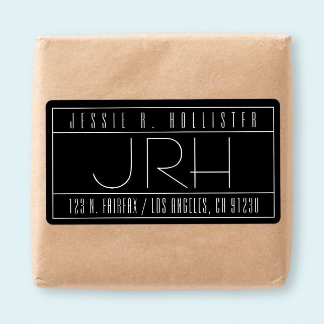 Stylish Deko Vibe | b&w-Rücksendeadresse (Von Creator hochgeladen)