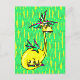 Stylish Dragon Postkarte
