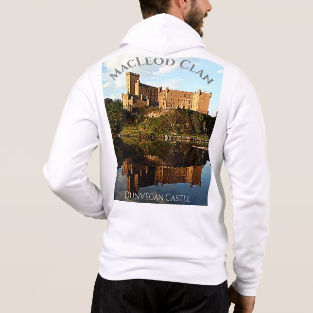 Stylish Dunvegan Castle - Scottish MacLeod Clan Hoodie (Rückseite)