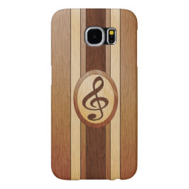 Stylish Falsch Wood Treble Clef Inlay Case-Mate iPhone Hülle