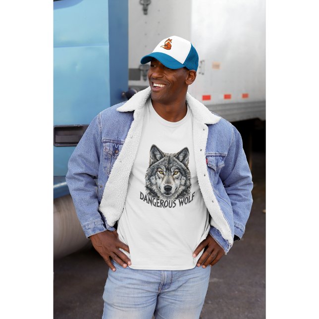 Stylish Fox Hat Minimalist Wildlife Animal Design Truckerkappe (Von Creator hochgeladen)