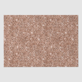 Stylish Girly Pink Rose Gold Glitzer Glitz Seidenpapier