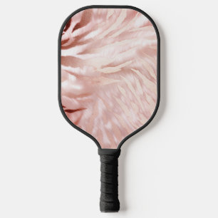 Stylish Girly Pink Rose Gold Zebra Glam Glitz Pickleball Schläger