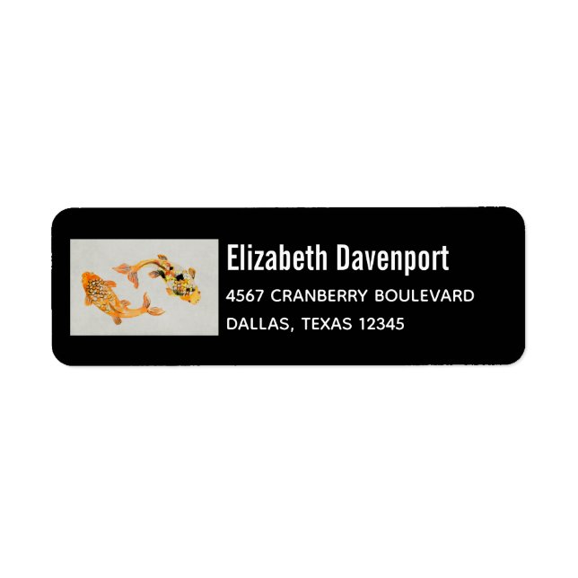 Stylish Gold Koi Fish (Vorne)