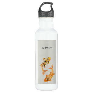 Stylish Gold Koi Fish Edelstahlflasche