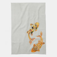 Stylish Gold Koi Fish